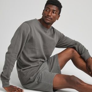 NWT: Richer Poorer | Men's Recycled Fleece Sweatshirt Gray M